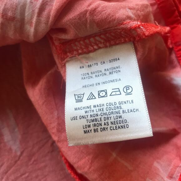 Anthropologie Holding Horses Orange Short Sleeve Tunic Blouse w/ Pockets Size S - Picture 8 of 8